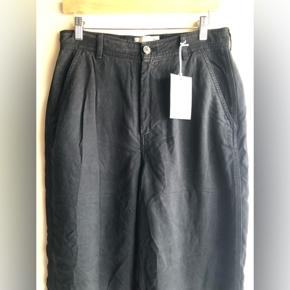 NEW Everlane Womens The TENCEL™ Relaxed Chino Pants Soft Slouchy Black 6 - Picture 9 of 16